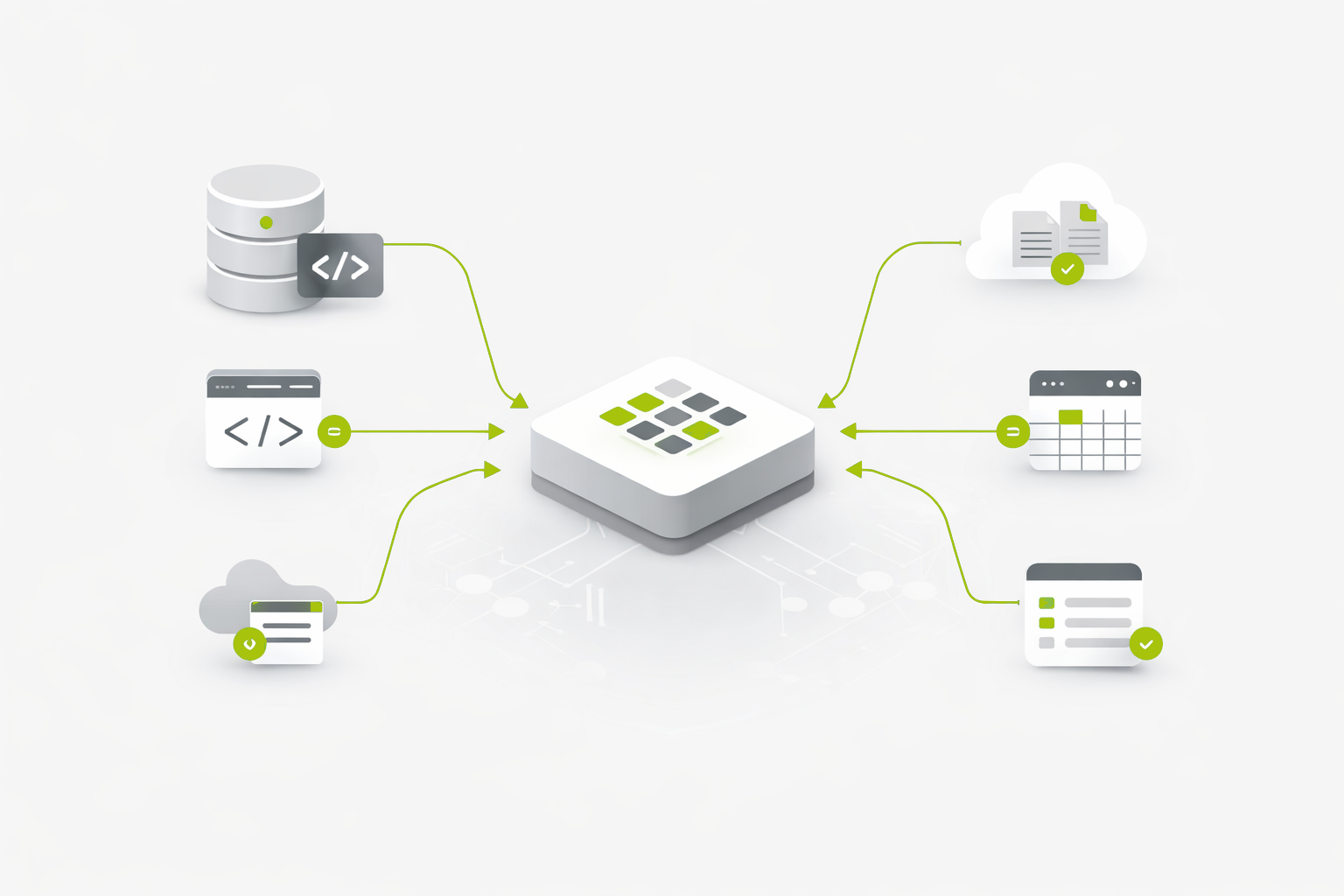 Visual zur zentralen Datenintegration
